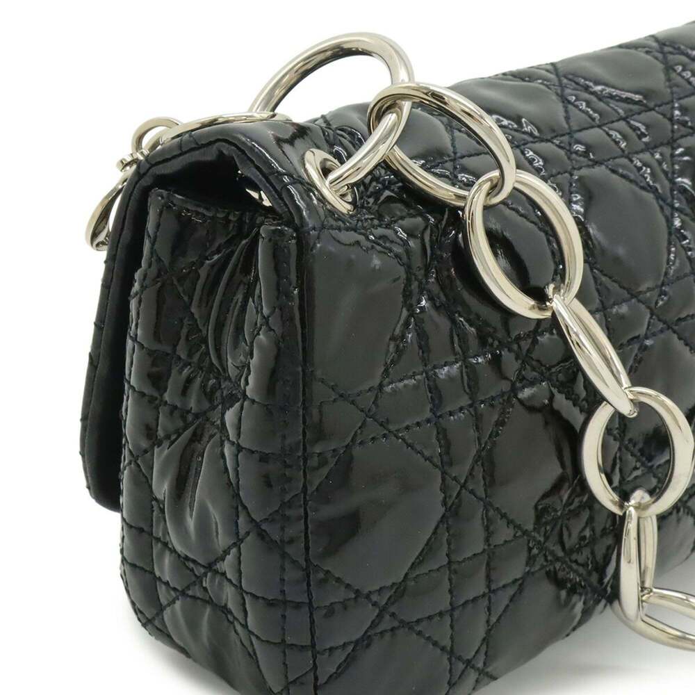 CHRISTIAN DIOR Black Leather Shoulder Bag - Picture 5 of 10